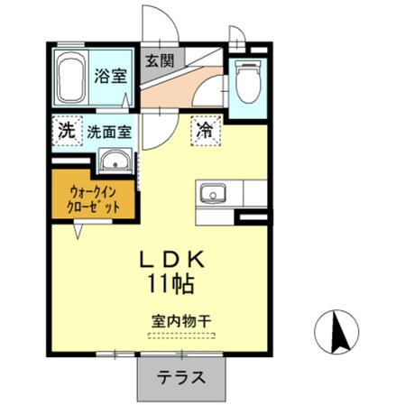 D-room下黒田の物件間取画像